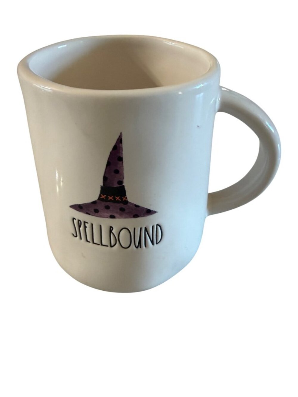 Rae Dunn Spellbound Halloween Mug Witch Hat & Boots Artisan Ceramic 12 Oz Dishwa